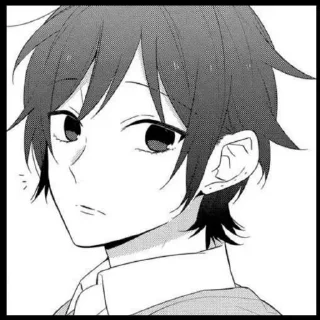 Sticker from Miyamura izumi by @anime_stickerr