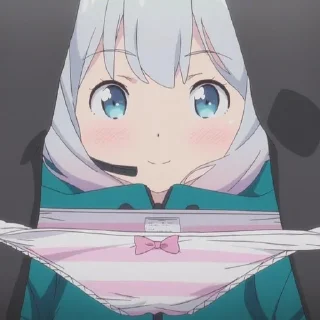 🙃 emoji Izumi Sagiri Telegram sticker 8 of 30