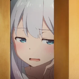 🙄 emoji Izumi Sagiri Telegram sticker 11 of 30