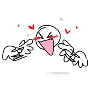 💕 emoji huh? Telegram sticker 10 of 111