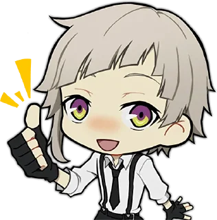 Sticker from Bungo Stray Dogs Mayoi Inu Kaikitan :: @line_stickers