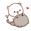 Sticker from Котик и котёночек❤️🥰