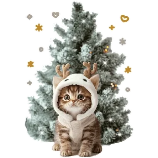 Sticker from Зимние котики @Nyasticks