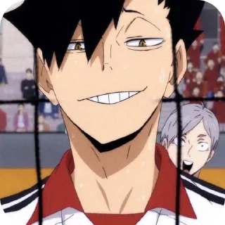 😘 emoji Kuroo Tetsuro Telegram sticker 8 of 50