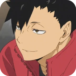 😊 emoji Kuroo Tetsuro Telegram sticker 6 of 50