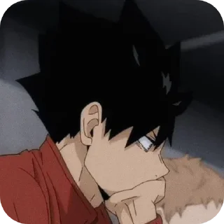 😶 emoji Kuroo Tetsuro Telegram sticker 18 of 50