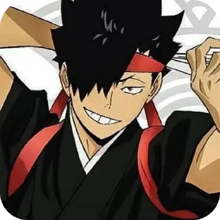😘 emoji Kuroo Tetsuro Telegram sticker 22 of 50