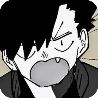 😡 emoji Kuroo Tetsuro Telegram sticker 16 of 50