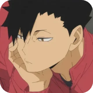 🧐 emoji Kuroo Tetsuro Telegram sticker 5 of 50