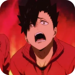 🤬 emoji Kuroo Tetsuro Telegram sticker 10 of 50