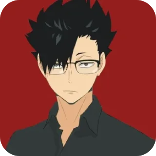 🕶 emoji Kuroo Tetsuro Telegram sticker 12 of 50