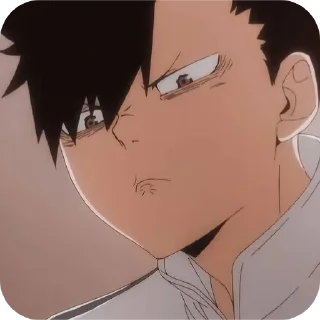 ☹ emoji Kuroo Tetsuro Telegram sticker 4 of 50