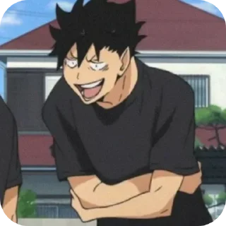 🤣 emoji Kuroo Tetsuro Telegram sticker 23 of 50