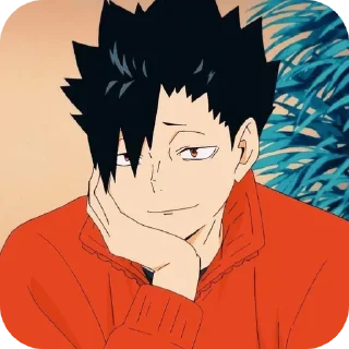 🥰 emoji Kuroo Tetsuro Telegram sticker 1 of 50
