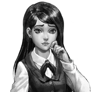 🖤 emoji Полина Морозова. @khelthur Telegram sticker 19 of 63
