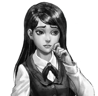 🤍 emoji Полина Морозова. @khelthur Telegram sticker 20 of 63