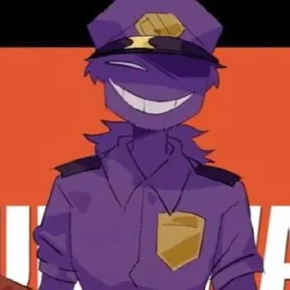 🌟 emoji БОЛЬШЕ ⇨ @CLOOBHUB ФИОЛЕТОВЫЙ ПАРЕНЬ ФНАФ FNAF ТГ Telegram sticker 21 of 62