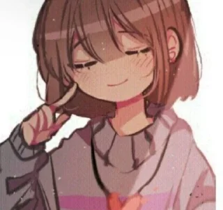🌟 emoji ❤️Frisk❤️ @UndertaleDeltaruneStickersArts Telegram sticker 11 of 32