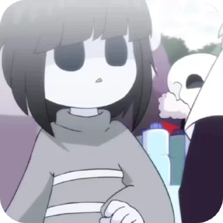 Sticker from Core!Frisk @UndertaleDeltaruneStickersArts