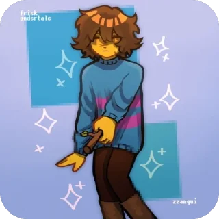 Sticker from ❤️Frisk❤️ @UndertaleDeltaruneS