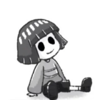 Sticker from Core!Frisk @UndertaleDeltaruneStickersArts
