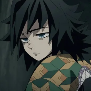 😒 emoji Tomioka giyuu Telegram sticker 18 of 27