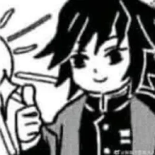 👍 emoji Tomioka giyuu Telegram sticker 7 of 27