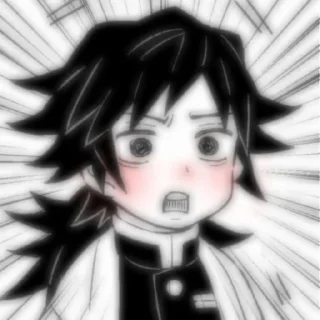 😳 emoji Tomioka giyuu Telegram sticker 21 of 27