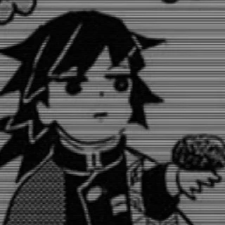 😑 emoji Tomioka giyuu Telegram sticker 19 of 27