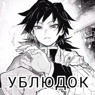 🤬 emoji Tomioka giyuu Telegram sticker 15 of 27