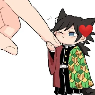 ❤️ emoji Tomioka giyuu Telegram sticker 11 of 27
