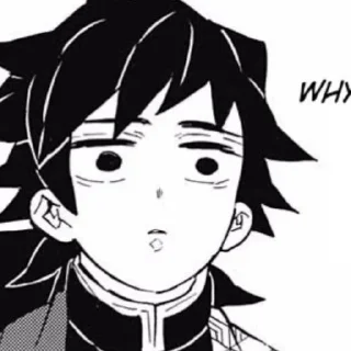 🤨 emoji Tomioka giyuu Telegram sticker 8 of 27