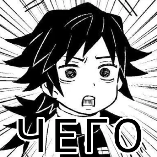 😧 emoji Tomioka giyuu Telegram sticker 14 of 27