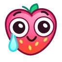 Sticker from Strawberry Emoji @xkysluv