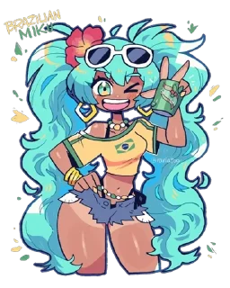 Sticker from Miku miku