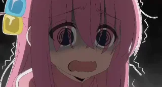 😱 emoji Bocchi the Rock Telegram sticker 20 of 76
