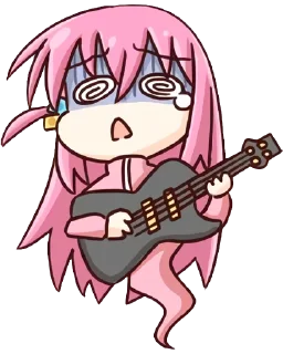 Sticker from @dangokimochi Bocchi the Rock!