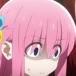 😨 emoji Bocchi the Rock Telegram sticker 7 of 76