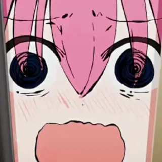 😳 emoji Bocchi the Rock Telegram sticker 15 of 76
