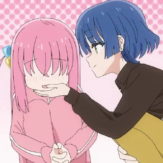 🤗 emoji Bocchi the Rock Telegram sticker 16 of 76