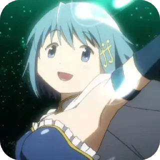 🤩 emoji 🌊Sayaka Miki🎻 @MadokaMagicaDailyConfession Telegram sticker 23 of 120