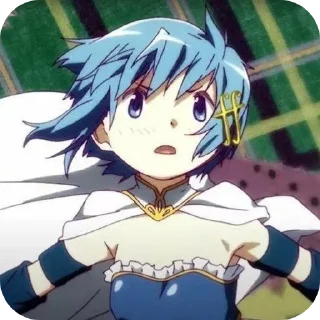 😠 emoji 🌊Sayaka Miki🎻 @MadokaMagicaDailyConfession Telegram sticker 5 of 120
