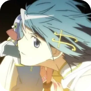 😠 emoji 🌊Sayaka Miki🎻 @MadokaMagicaDailyConfession Telegram sticker 19 of 120