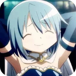☺ emoji 🌊Sayaka Miki🎻 @MadokaMagicaDailyConfession Telegram sticker 6 of 120