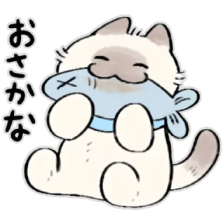 Sticker from cute kitty . . 🤍 @Kenai_1