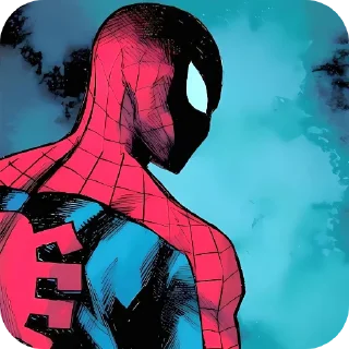 Sticker from Spider-Man