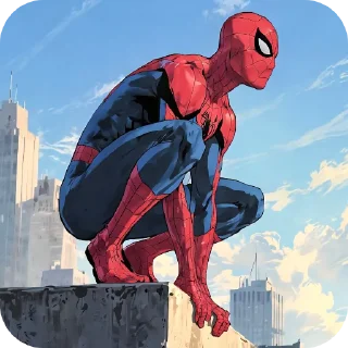 Sticker from Spider-Man