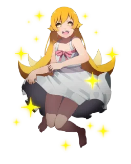 Sticker from Oshino Shinobu® @oshinobuchanbot