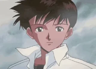 🙂 emoji Evangelion Telegram sticker 6 of 49