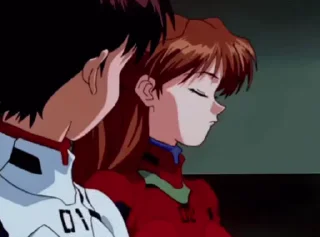 😏 emoji Evangelion Telegram sticker 10 of 49